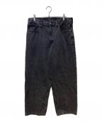 LEVI'Sリーバイス）の古着「バギーデニムパンツ」｜ブラック