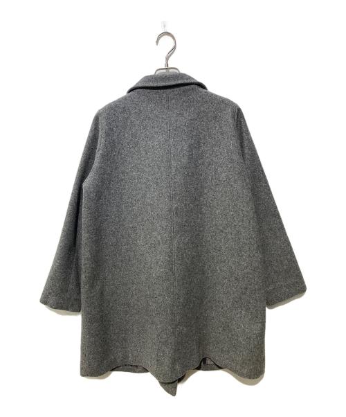 mizuiro-ind（ミズイロインド）mizuiro-ind (ミズイロインド) 比翼コート グレー サイズ:FREEの古着・服飾アイテム