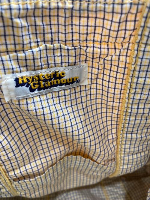 Hysteric Glamour（ヒステリックグラマー）Hysteric Glamour (ヒステリックグラマー) パイル地ハンドバッグ イエローの古着・服飾アイテム