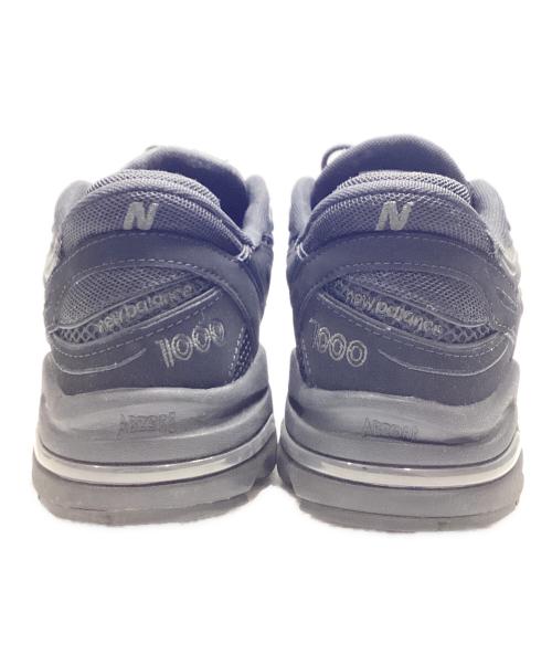NEW BALANCE（ニューバランス）NEW BALANCE (ニューバランス) M1000B ローカットスニーカー ブラック サイズ:25の古着・服飾アイテム