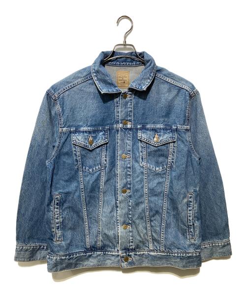 CLOTH&CROSS（クロスアンドクロス）CLOTH&CROSS (クロスアンドクロス) クロスオリジナルビッグシルエットGジャン インディゴ サイズ:FREEの古着・服飾アイテム