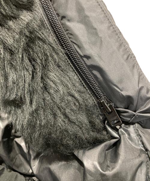 COACH（コーチ）COACH (コーチ) ミッド ダウン パッファー シアリングコート/ダウンコート ブラック サイズ:Mの古着・服飾アイテム