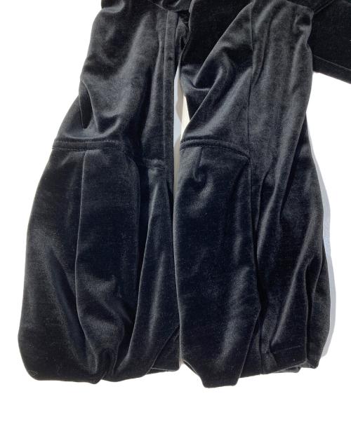 Rene basic（ルネベーシック）Rene basic (ルネベーシック) フーディベロアコート ブラック サイズ:36の古着・服飾アイテム