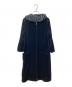 Rene basic（ルネベーシック）の古着「フーディベロアコート」｜ブラック