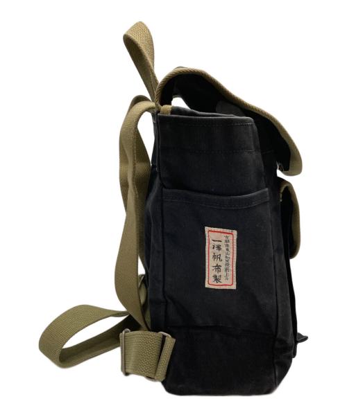 一澤帆布（イチザワハンプ）一澤帆布 (イチザワハンプ) キャンバスリュック ブラックの古着・服飾アイテム