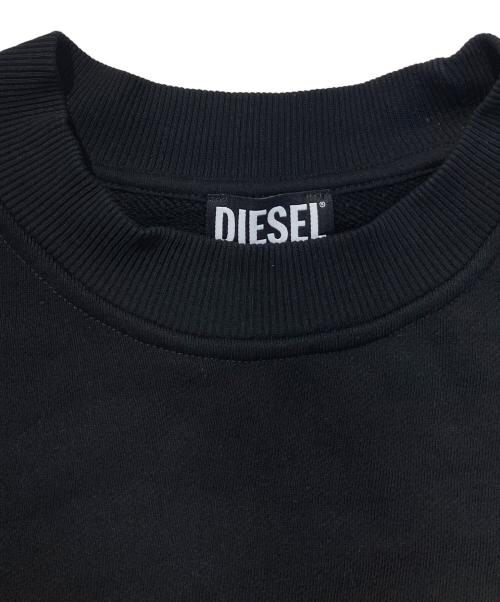 DIESEL（ディーゼル）DIESEL (ディーゼル) スウェット ブラック サイズ:Sの古着・服飾アイテム