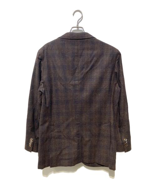 BOGLIOLI（ボリオリ）BOGLIOLI (ボリオリ) DOVER カシミア混テーラードジャケット ブラウン サイズ:48の古着・服飾アイテム