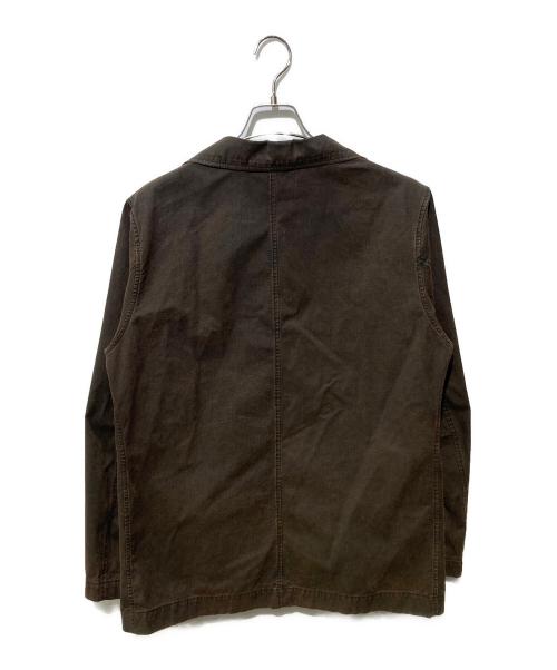 ISSEY MIYAKE MEN（イッセイミヤケメン）ISSEY MIYAKE MEN (イッセイミヤケメン) コットン100％テーラードジャケット ブラウン サイズ:SIZE 2の古着・服飾アイテム