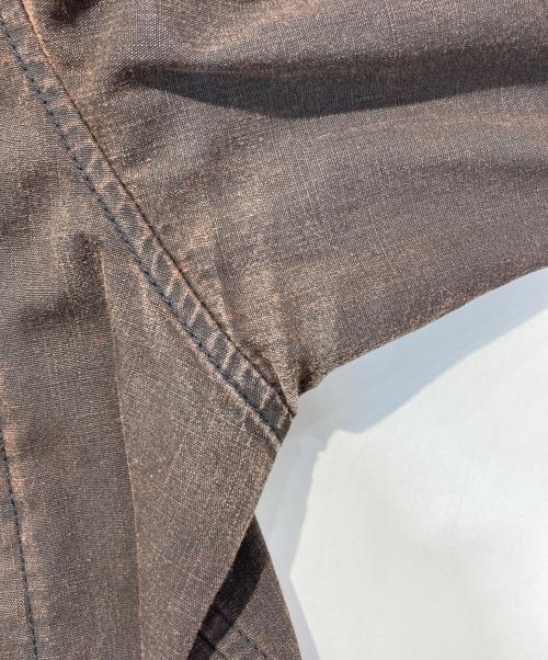 ISSEY MIYAKE MEN（イッセイミヤケメン）ISSEY MIYAKE MEN (イッセイミヤケメン) コットン100％テーラードジャケット ブラウン サイズ:SIZE 2の古着・服飾アイテム