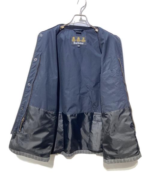 Barbour（バブアー）Barbour (バブアー) ストライプ ビデイルSLウールトジャケット グレー サイズ:36の古着・服飾アイテム