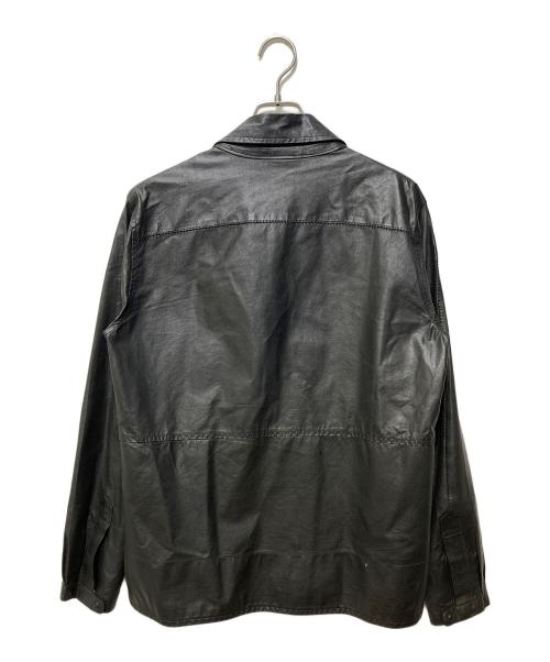 GIORGIO BRATO（ジョルジョブラッド）GIORGIO BRATO (ジョルジョブラッド) レザージャケット ブラック サイズ:SIZE48の古着・服飾アイテム