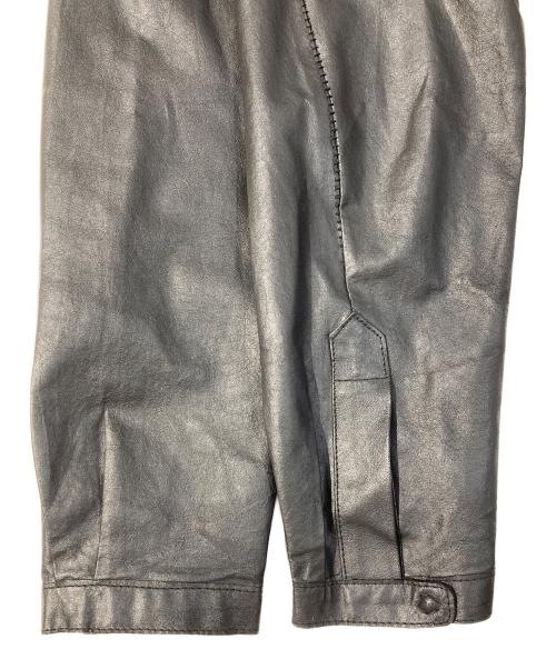 GIORGIO BRATO（ジョルジョブラッド）GIORGIO BRATO (ジョルジョブラッド) レザージャケット ブラック サイズ:SIZE48の古着・服飾アイテム