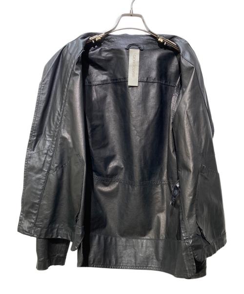GIORGIO BRATO（ジョルジョブラッド）GIORGIO BRATO (ジョルジョブラッド) レザージャケット ブラック サイズ:SIZE48の古着・服飾アイテム