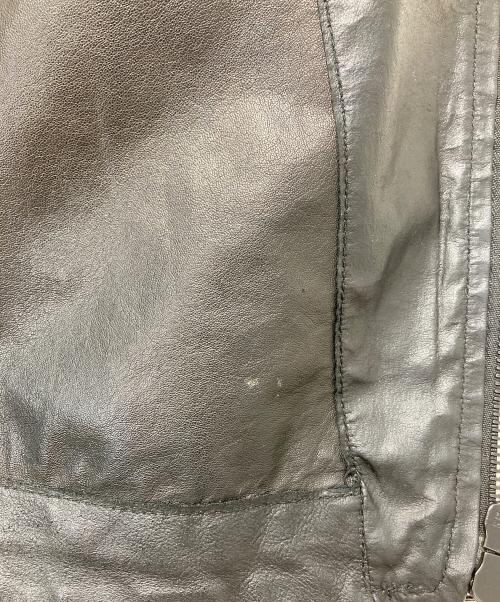 GIORGIO BRATO（ジョルジョブラッド）GIORGIO BRATO (ジョルジョブラッド) レザージャケット ブラック サイズ:SIZE48の古着・服飾アイテム