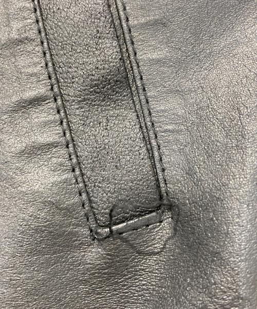 GIORGIO BRATO（ジョルジョブラッド）GIORGIO BRATO (ジョルジョブラッド) レザージャケット ブラック サイズ:SIZE48の古着・服飾アイテム