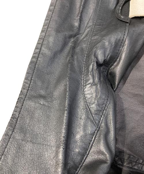 GIORGIO BRATO（ジョルジョブラッド）GIORGIO BRATO (ジョルジョブラッド) レザージャケット ブラック サイズ:SIZE48の古着・服飾アイテム