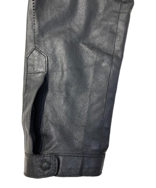 GIORGIO BRATO（ジョルジョブラッド）GIORGIO BRATO (ジョルジョブラッド) レザージャケット ブラック サイズ:SIZE48の古着・服飾アイテム