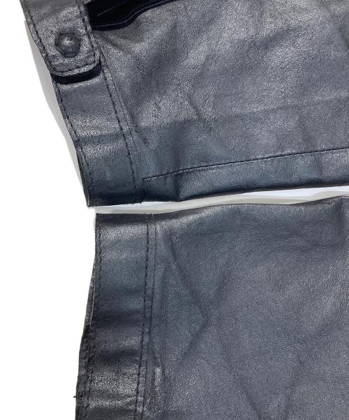 GIORGIO BRATO（ジョルジョブラッド）GIORGIO BRATO (ジョルジョブラッド) レザージャケット ブラック サイズ:SIZE48の古着・服飾アイテム