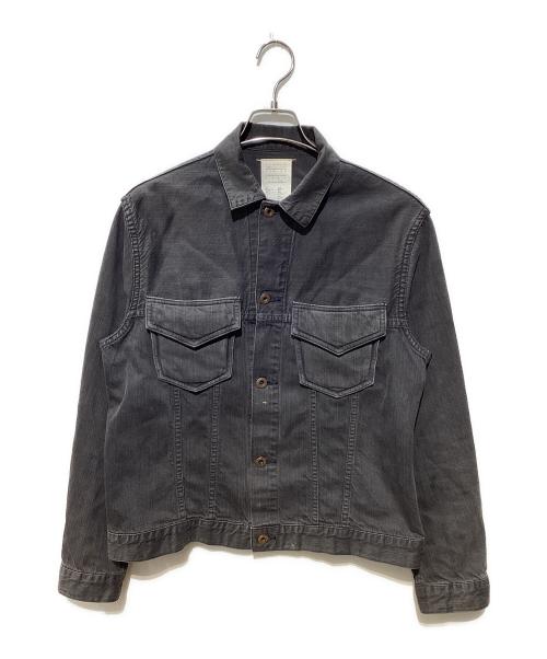 KURO（クロ）KURO (クロ) デニムジャケット ブラック サイズ:FREEの古着・服飾アイテム
