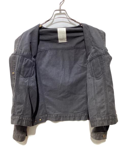 KURO（クロ）KURO (クロ) デニムジャケット ブラック サイズ:FREEの古着・服飾アイテム