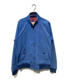 BARACUTA（バラクータ）の古着「裏地チェック柄ナイロンスイングトップ」｜ブルー