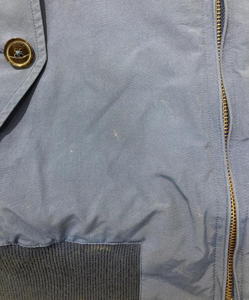 BARACUTA（バラクータ）BARACUTA (バラクータ) 裏地チェック柄ナイロンスイングトップ ブルー サイズ:38の古着・服飾アイテム