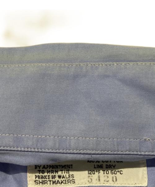 Turnbull&Asser（ターンブルアンドアッサー）Turnbull&Asser (ターンブルアンドアッサー) コットンシャツ ブルー サイズ:SIZE Freeの古着・服飾アイテム
