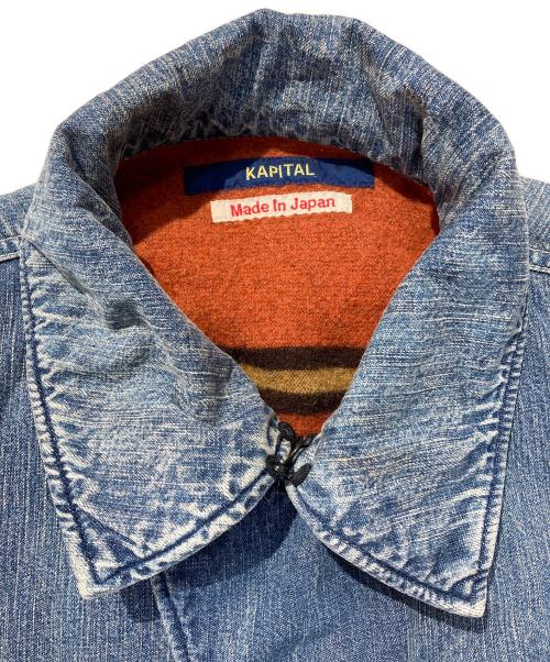 KAPITAL（キャピタル）KAPITAL (キャピタル) 裏地ブランケットデニムジャケット インディゴ サイズ:SIZE 2の古着・服飾アイテム