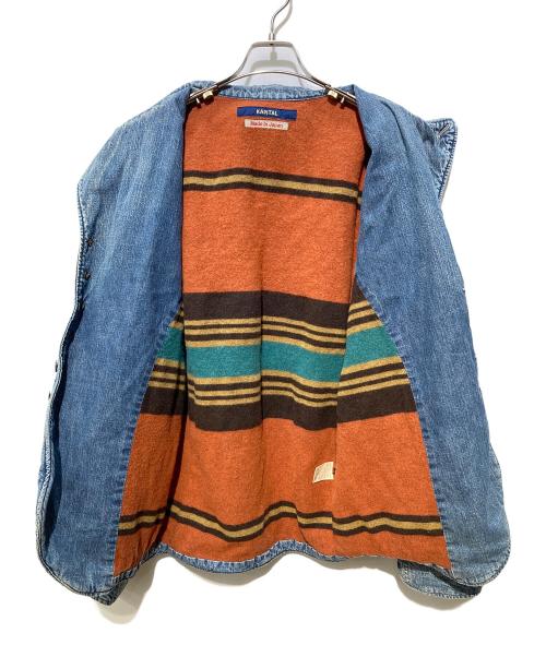 KAPITAL（キャピタル）KAPITAL (キャピタル) 裏地ブランケットデニムジャケット インディゴ サイズ:SIZE 2の古着・服飾アイテム