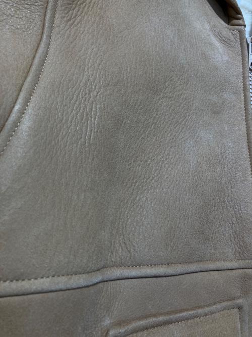 stussy（ステューシー）stussy (ステューシー) Shearling Hooded Jaket ベージュ サイズ:Mの古着・服飾アイテム