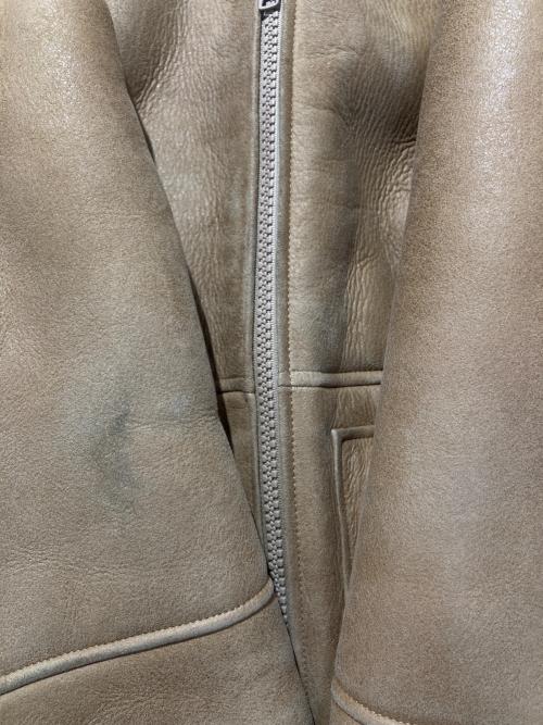 stussy（ステューシー）stussy (ステューシー) Shearling Hooded Jaket ベージュ サイズ:Mの古着・服飾アイテム