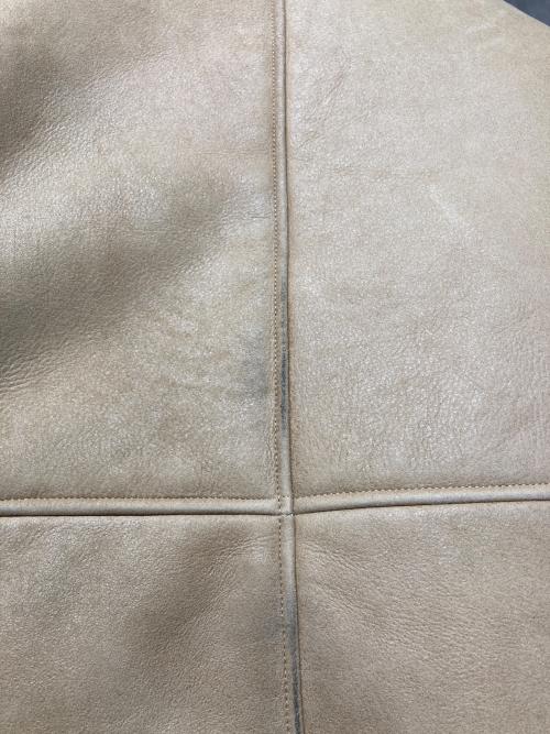 stussy（ステューシー）stussy (ステューシー) Shearling Hooded Jaket ベージュ サイズ:Mの古着・服飾アイテム