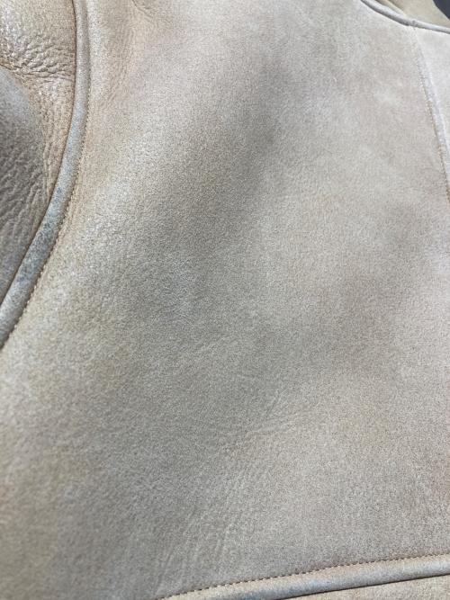 stussy（ステューシー）stussy (ステューシー) Shearling Hooded Jaket ベージュ サイズ:Mの古着・服飾アイテム