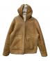 stussy（ステューシー）の古着「Shearling Hooded Jaket」｜ベージュ