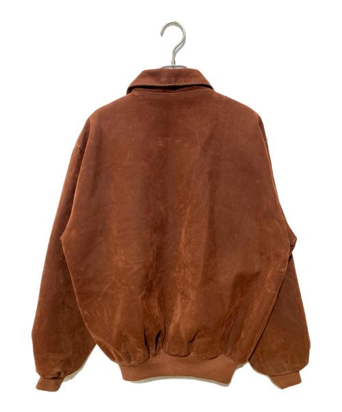 vyctorlux（ヴィクターラックス）vyctorlux (ヴィクターラックス) スエードジャケット ブラウン サイズ:Mの古着・服飾アイテム