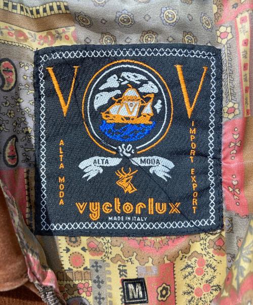 vyctorlux（ヴィクターラックス）vyctorlux (ヴィクターラックス) スエードジャケット ブラウン サイズ:Mの古着・服飾アイテム