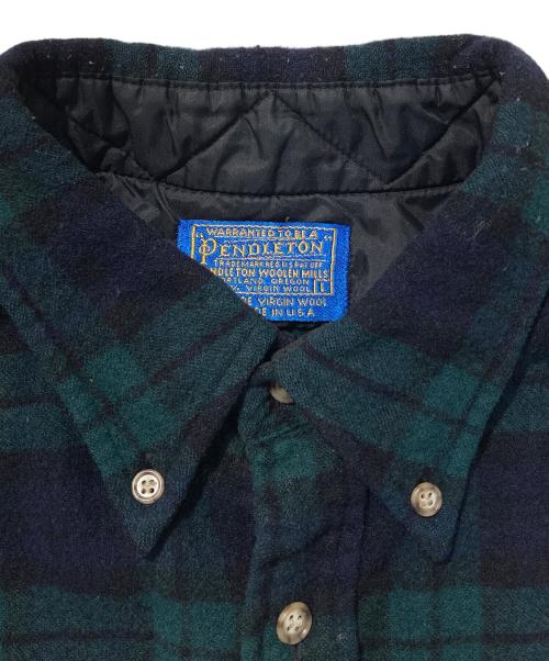 PENDLETON（ペンドルトン）PENDLETON (ペンドルトン) チェックネルシャツ グリーン サイズ:Ｌの古着・服飾アイテム