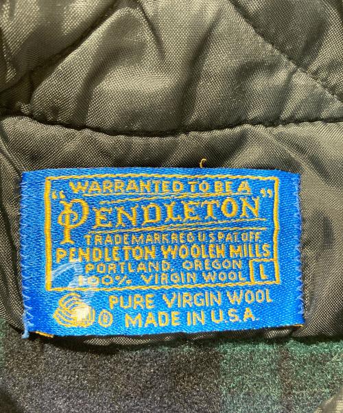 PENDLETON（ペンドルトン）PENDLETON (ペンドルトン) チェックネルシャツ グリーン サイズ:Ｌの古着・服飾アイテム
