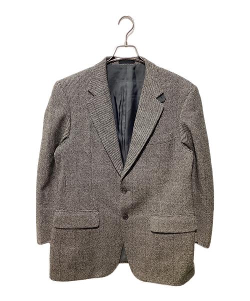 BURBERRY LONDON（バーバリーロンドン）BURBERRY LONDON (バーバリーロンドン) カシミア混チンスト2Bテーラードジャケット グレー サイズ:94-85-165 AB4の古着・服飾アイテム