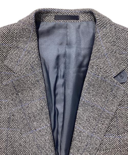 BURBERRY LONDON（バーバリーロンドン）BURBERRY LONDON (バーバリーロンドン) カシミア混チンスト2Bテーラードジャケット グレー サイズ:94-85-165 AB4の古着・服飾アイテム