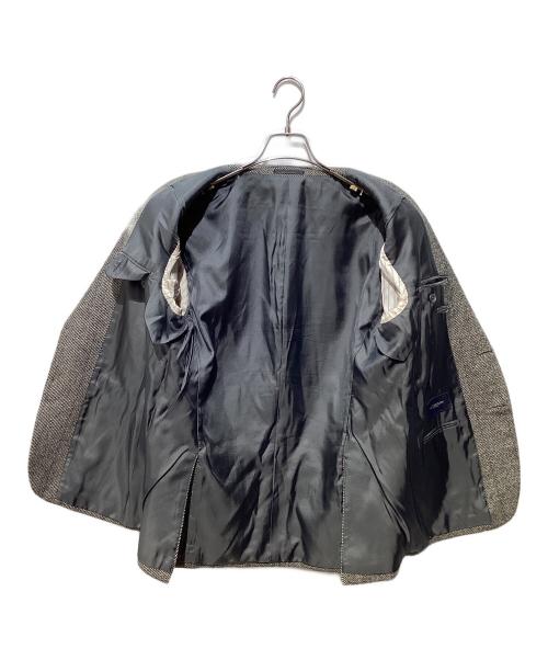 BURBERRY LONDON（バーバリーロンドン）BURBERRY LONDON (バーバリーロンドン) カシミア混チンスト2Bテーラードジャケット グレー サイズ:94-85-165 AB4の古着・服飾アイテム