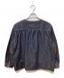 garakuta-boeki (ガラクタボウエキ) エルボーパッチノーカラーデニムジャケット インディゴ サイズ:M：5000円
