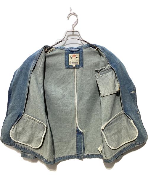 karaku（カラク）karaku (カラク) デニムテーラードジャケット インディゴ サイズ:Mの古着・服飾アイテム