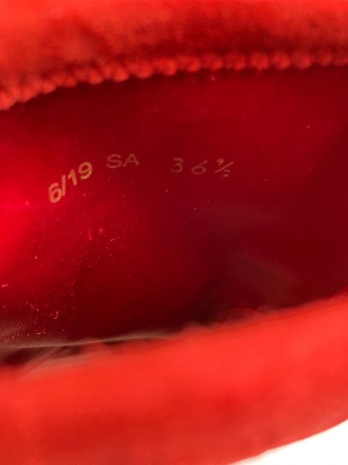 STUART WEITZMAN（スチュアートワイツマン）STUART WEITZMAN (スチュアートワイツマン) スエードストレッチブーディー レッド サイズ:36 1/2の古着・服飾アイテム