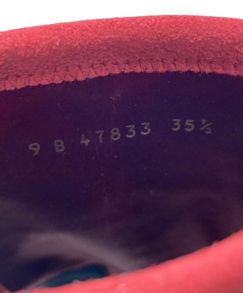 STUART WEITZMAN（スチュアートワイツマン）STUART WEITZMAN (スチュアートワイツマン) ストレッチショートブーツ レッド サイズ:35 1/2の古着・服飾アイテム
