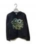KENZO（ケンゾー）の古着「刺繍ロゴクルーネックスウェット」｜ブラック