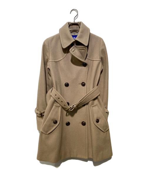 BURBERRY BLUE LABEL（バーバリー ブルー レーベル）BURBERRY BLUE LABEL (バーバリー ブルー レーベル) 2wayケープ付きウールトレンチコート ベージュ サイズ:Ｍの古着・服飾アイテム