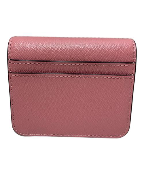 MARC JACOBS（マークジェイコブス）MARC JACOBS (マークジェイコブス) スナップショットコンパクトウォレット ベージュの古着・服飾アイテム
