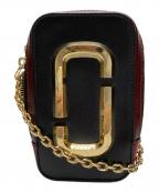 MARC JACOBSマークジェイコブス）の古着「チェーンショルダーバッグ」｜ブラック×レッド