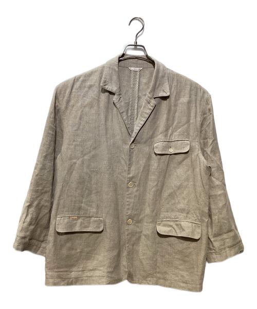 PAPAS（パパス）PAPAS (パパス) リネンカバーオール ベージュ サイズ:Mの古着・服飾アイテム